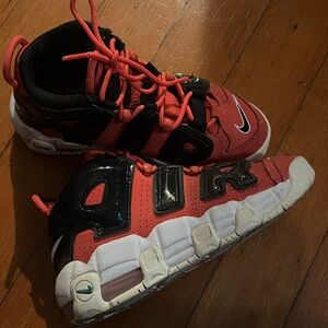 Nike Kids Red and Black Air Sneakers